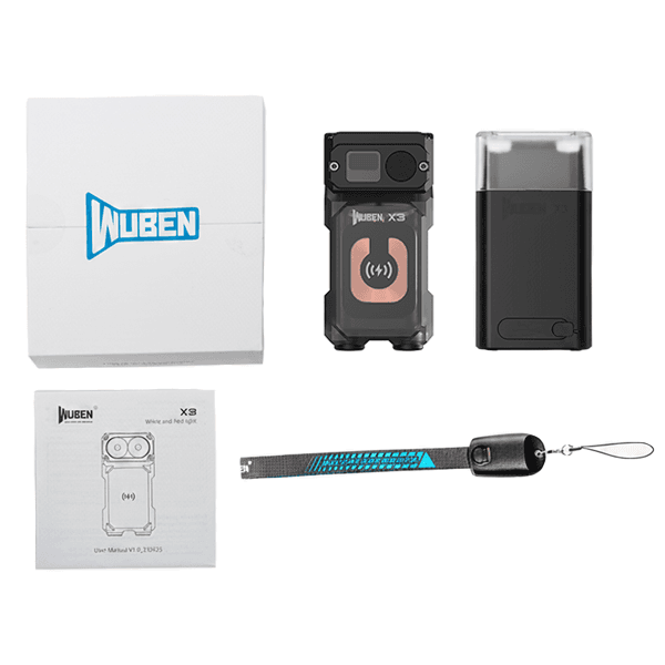 Светодиодный фонарь Wuben X3 Black Pro — фото 6