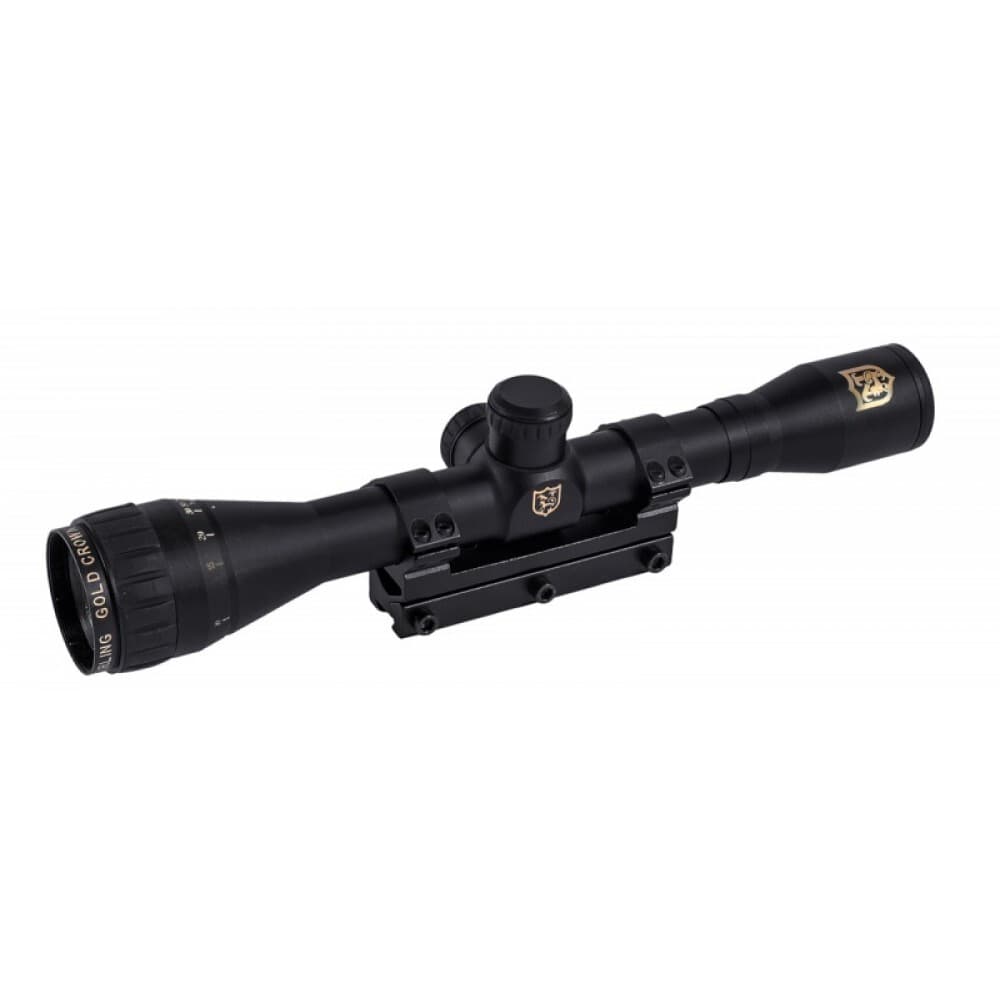 Оптический прицел Nikko Stirling Airking 4x32 AO, Half MD + моноблок 11 мм