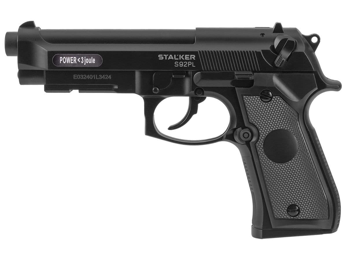 Пистолет пневматический Stalker S92PL (Beretta 92) к.4,5ммет