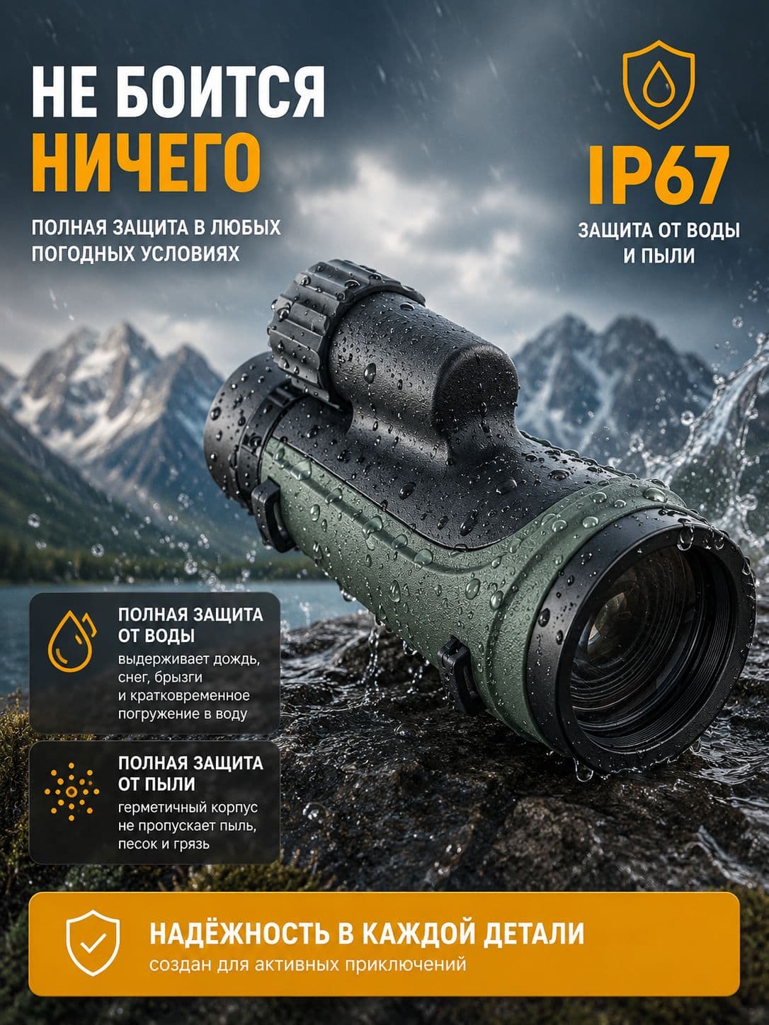 Монокуляр Levenhuk New Wise PRO ED 12x50 — фото 5