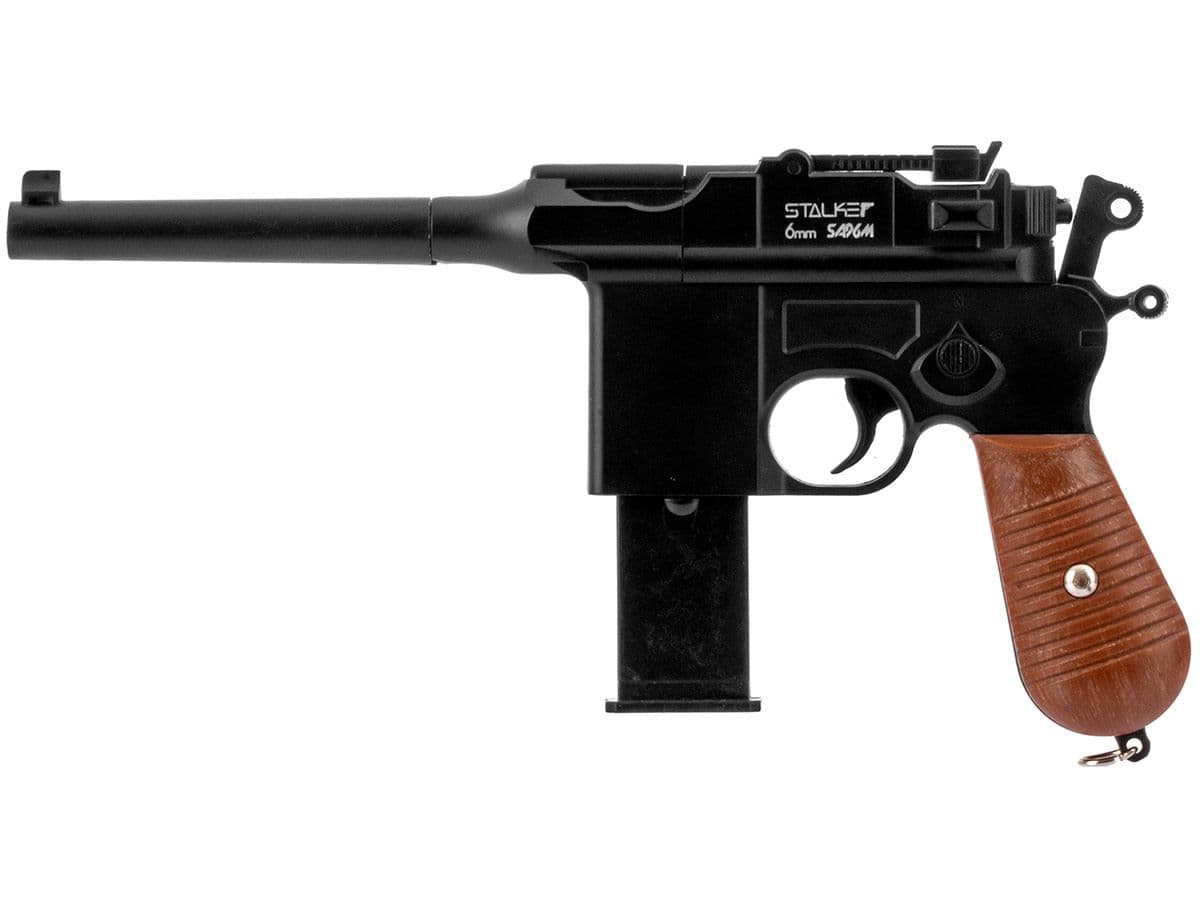 Пистолет пневматический Stalker SA96M Spring (Mauser C96), мини, к.6мм