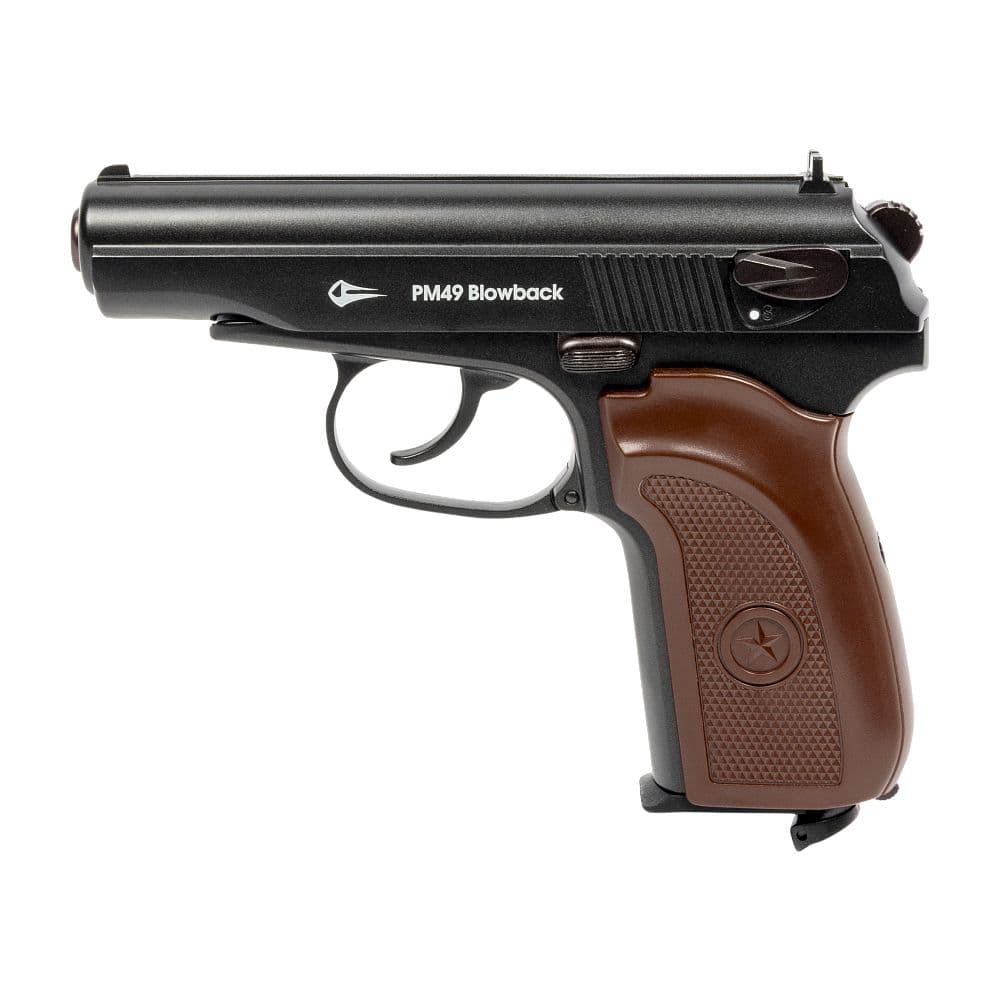 Пистолет пневматический BORNER PM49 (Blowback), калибр 4,5 мм