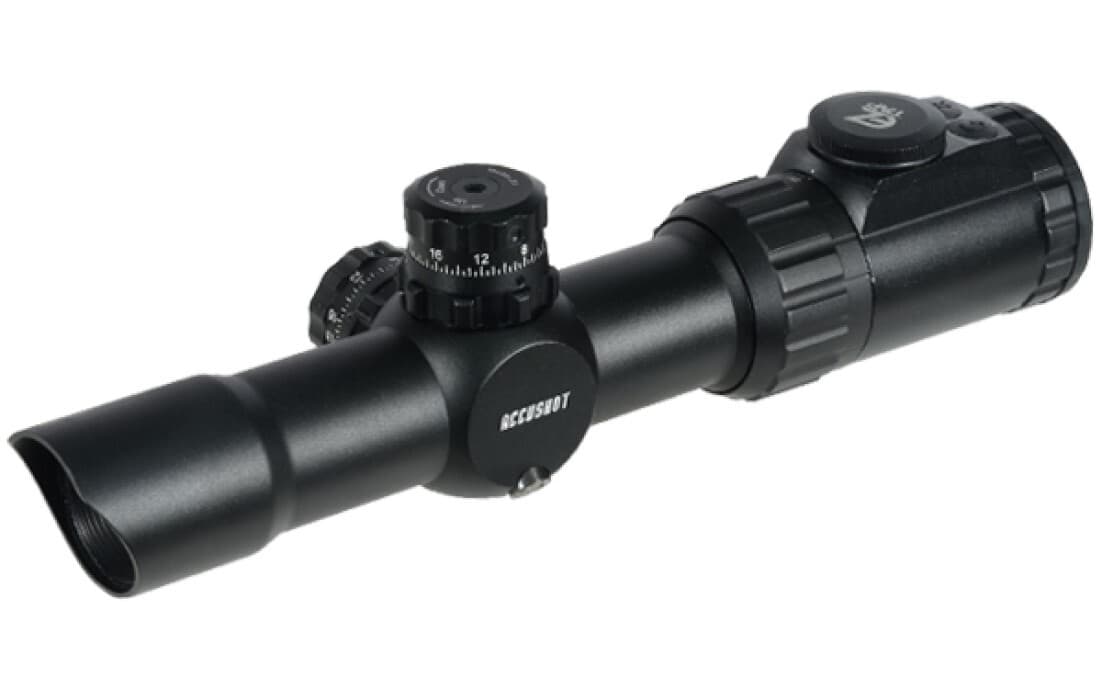 Оптический прицел Leapers Accushot Tactical 1-4.5x28 Circle Dot, 30 мм