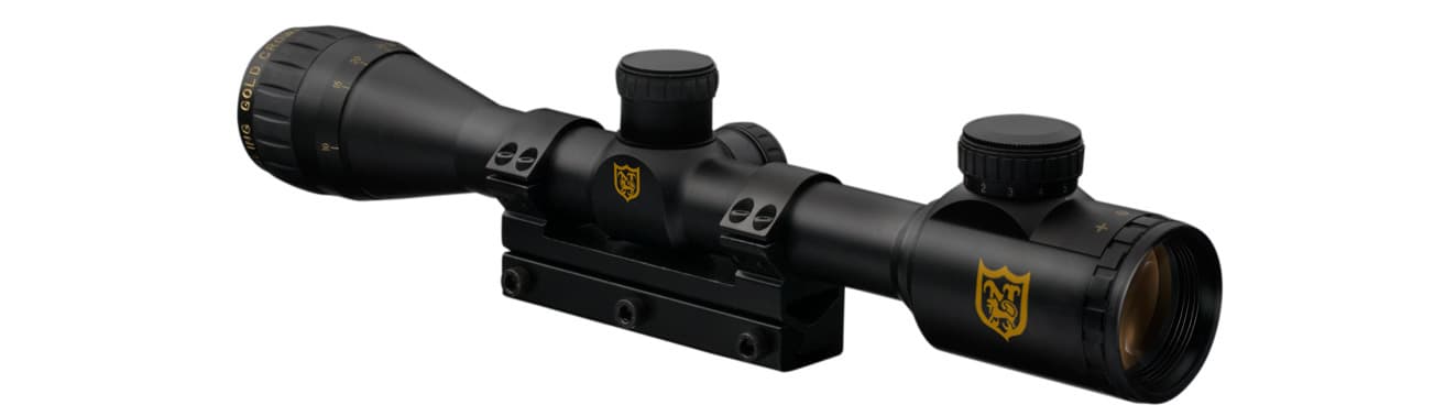 Оптический прицел Nikko Stirling Airking 4x32 AO, Half MD с подсветкой + моноблок 11 мм