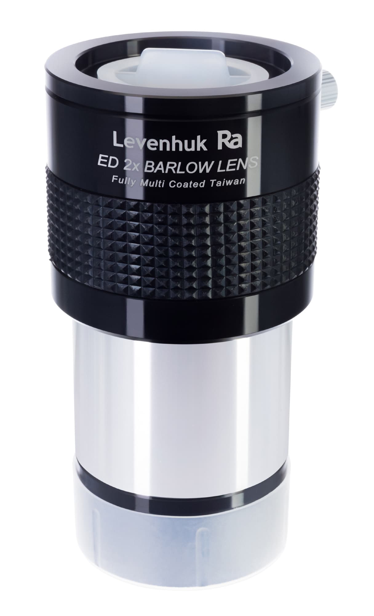 Линза Барлоу Levenhuk 2x, ED, 2" с элементами низкодисперсионного стекла для четкого и детального увеличения