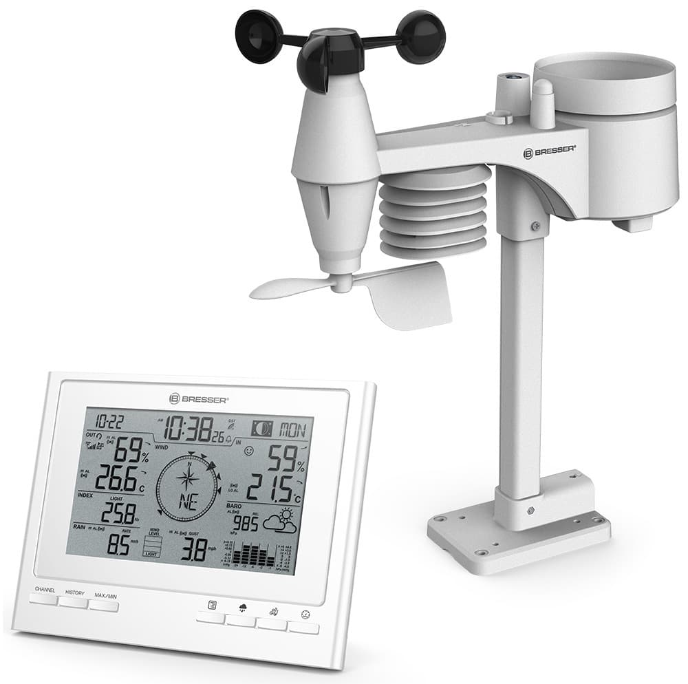 Метеостанция Bresser 7 в 1 ClimateScout Exclusive, белая