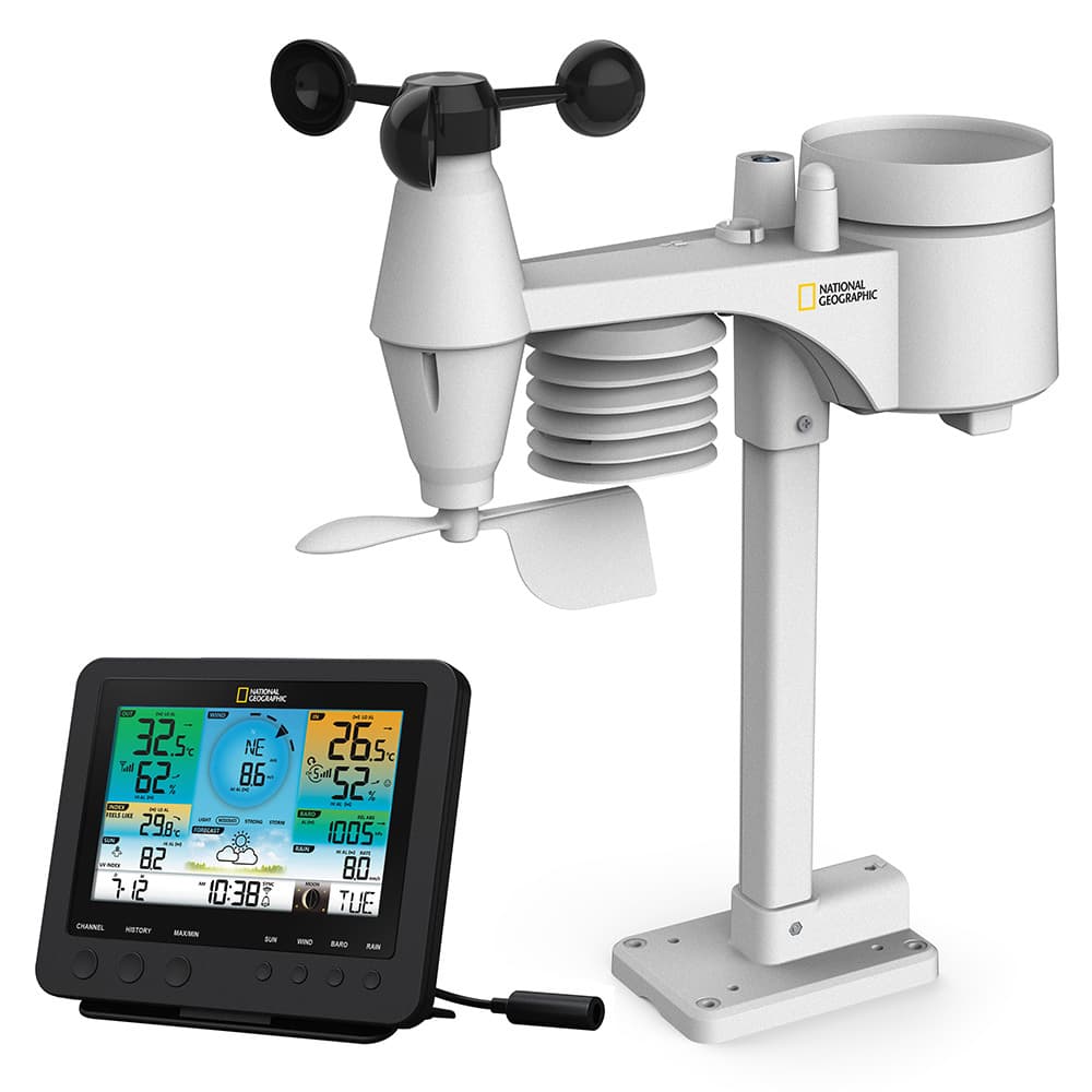 Метеостанция Bresser National Geographic "7 в 1" Wi-Fi с цветным дисплеем