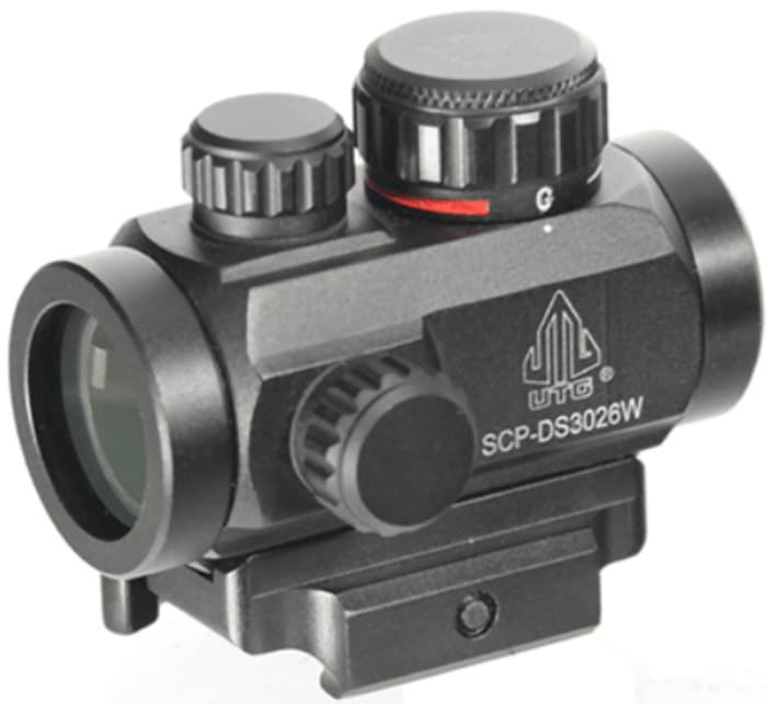 Коллиматорный прицел Leapers UTG 2.6 ITA Red Green CQB Micro Dot with Integral QD Mount SCP DS3026W