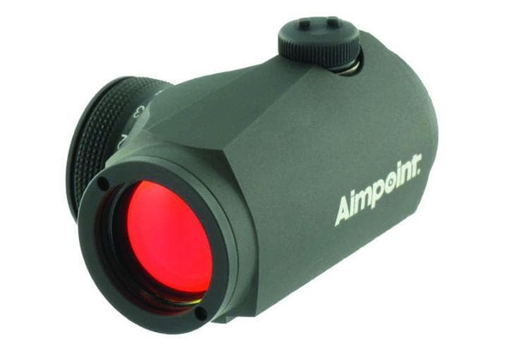 Коллиматорный прицел Aimpoint Micro H-1, точка 2 MOA, 12 ст.яркости, без кронштейна, 84гр