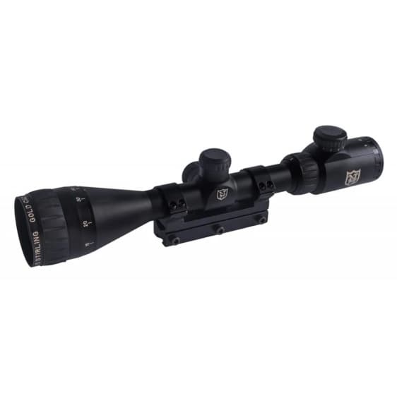 Прицел Nikko Stirling серии AIRKING 3-9x42 AO, Half MD, с подсветкой, 25,4мм, моноблок призма 11мм