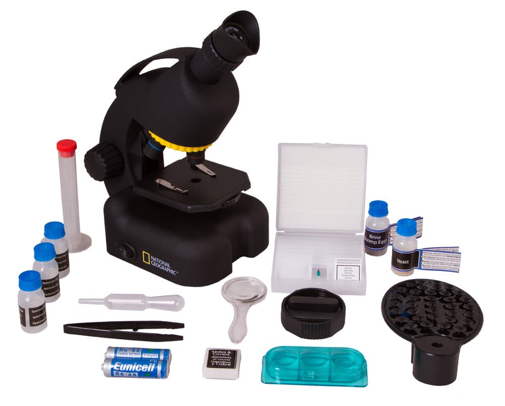 Микроскоп Bresser National Geographic 40 640x, с адаптером для смартфона