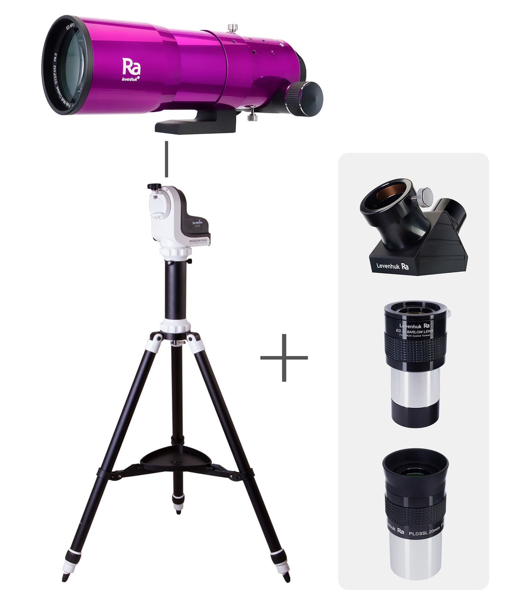 Телескоп Levenhuk Ra R72 ED Doublet Kit двухлинзовый рефрактор-апохромат