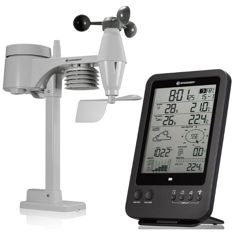 Метеостанция Bresser "5 в 1", черная