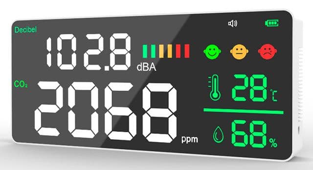 Монитор качества воздуха Levenhuk Wezzer Air PRO CN20, с шумомером