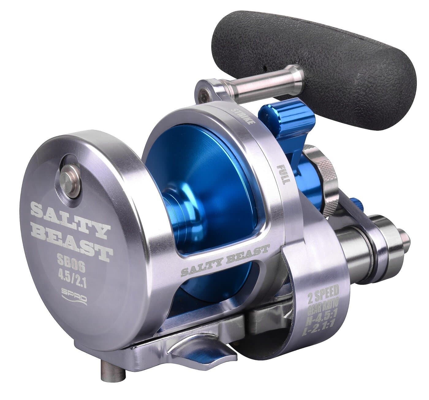 Катушка - мультипликатор Spro Salty Beast Reel 2-Speed Sb06 Sl/Bl 7+1п