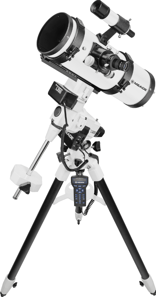 Телескоп астрограф MEADE LX85 6" f/4 рефлектор Ньютона на экваториальной монтировке, New American edition, пульт AudioStar