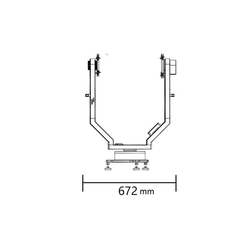 Телескоп Omegon 16 Ritchey-Chretien Pro RC 406/3250 Carbon Truss на альт-азимутальной гармонической монтировке iOptron HAZ130 — фото 4