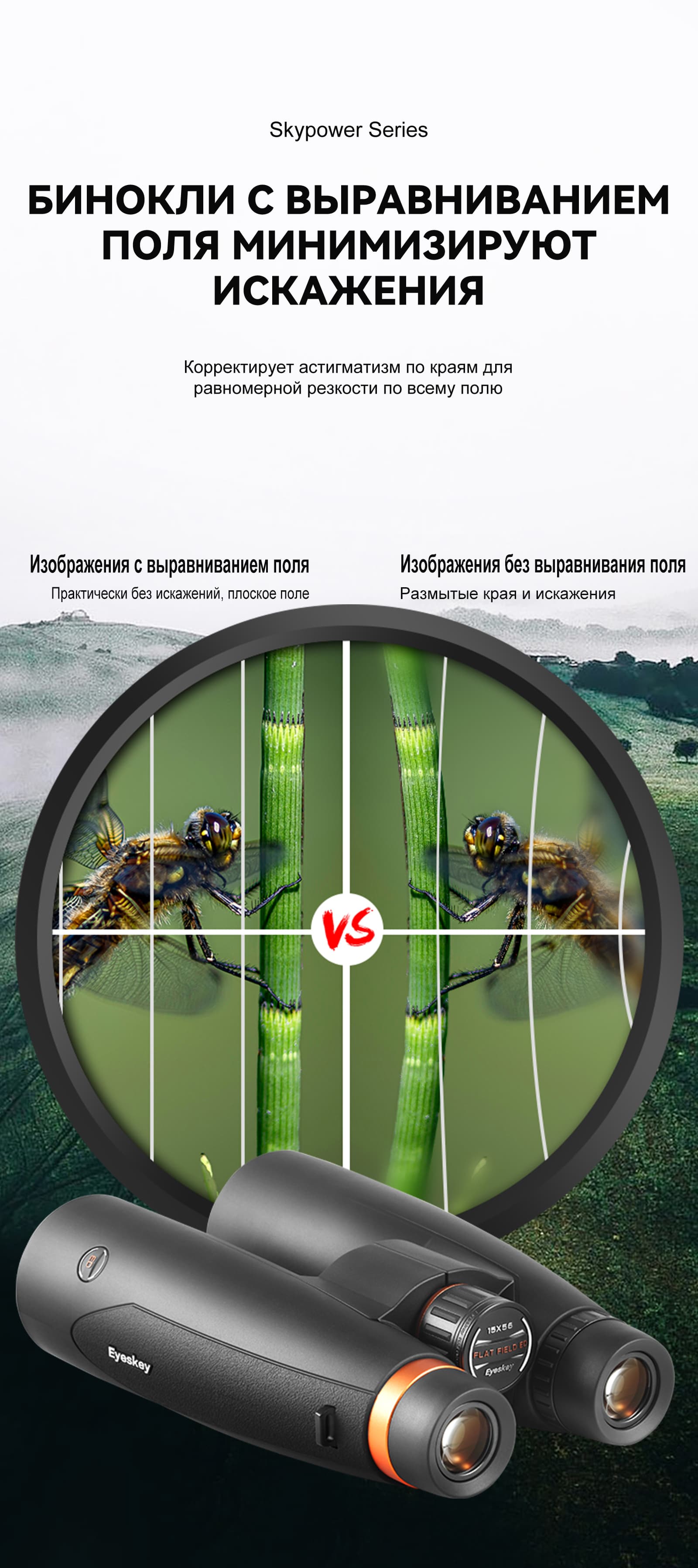 Бинокль Eyeskey SkyPower Flat-Field ED-15x56 — фото 24