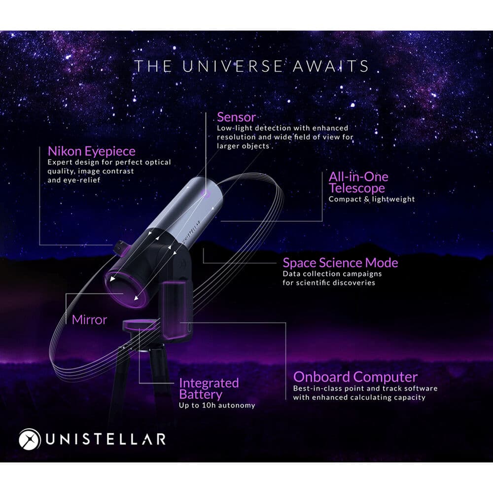 Цифровой телескоп Unistellar eVscope 2 в комплекте с рюкзаком — фото 9