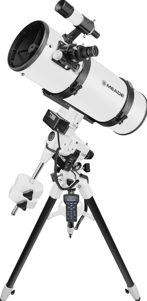 Телескоп астрограф MEADE LX85 8" f/4 рефлектор Ньютона на экваториальной монтировке, New American edition, пульт AudioStar