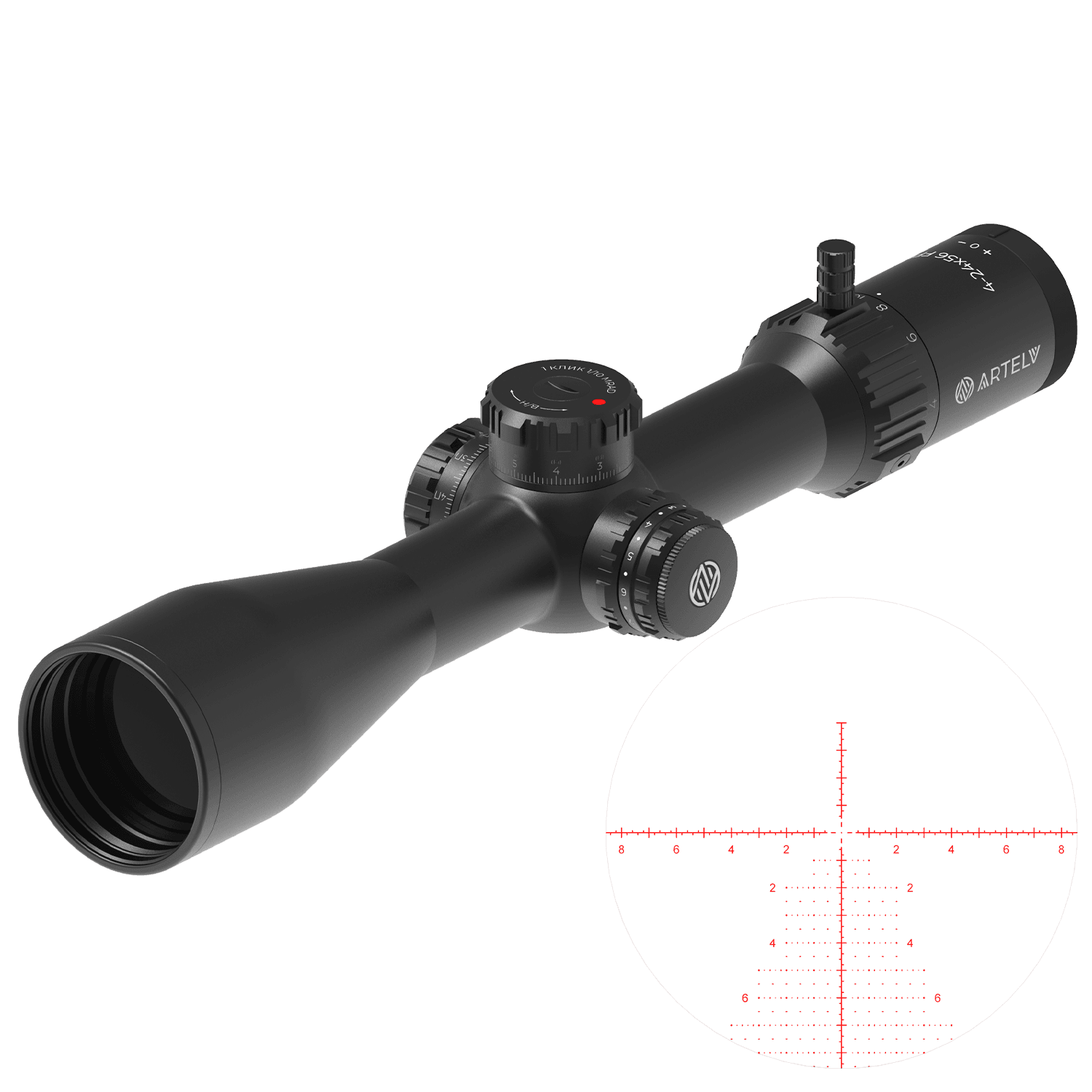 Оптический прицел Artelv LRS 4-24x56 FFP 34мм