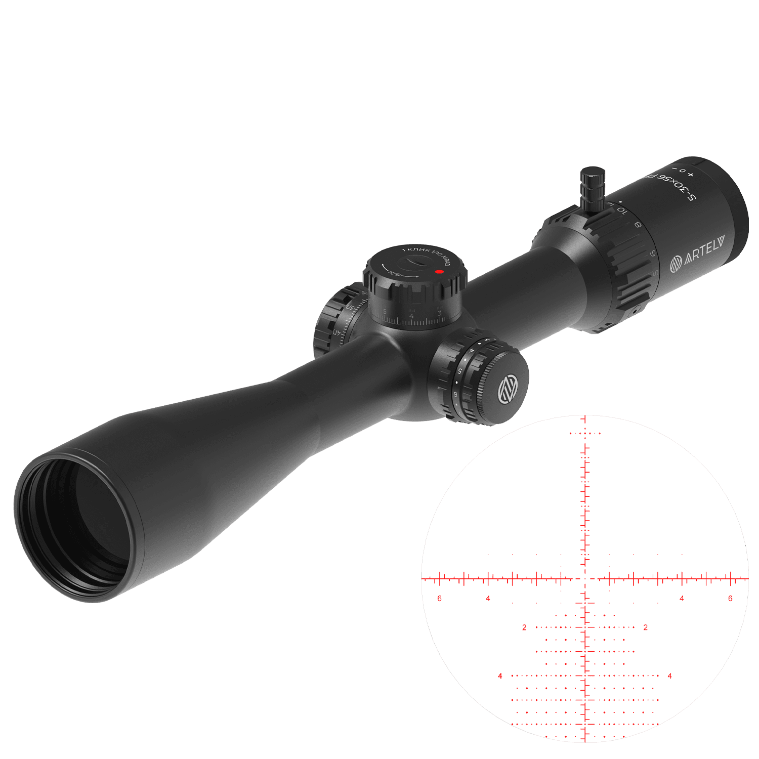 Оптический прицел Artelv LRS 5-30x56 FFP 34мм