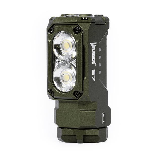 Налобный фонарь Wuben E7 Green 6500K