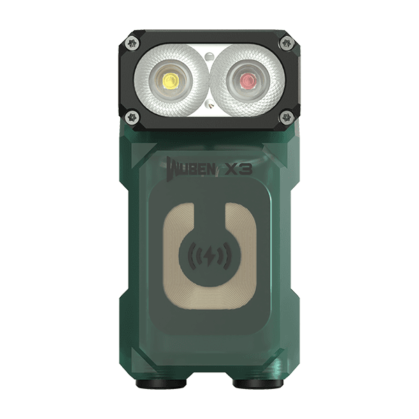 Светодиодный фонарь Wuben X3 Green Pro